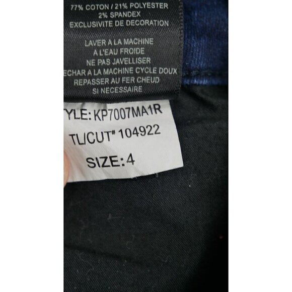 EUC KUT Mid Rise Dark Wash Skinny Jeans 4 - Picture 6 of 6